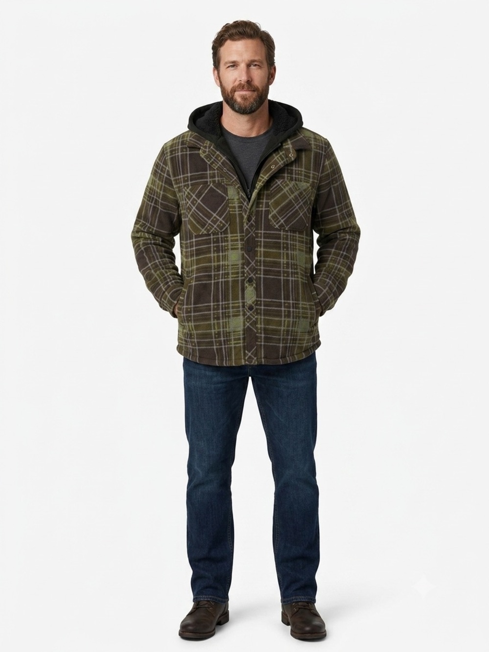 Men’s Racks & Reels Plaid Jacket
